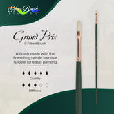 Grand Prix® Filbert Paintbrush | Long Handle | 1003